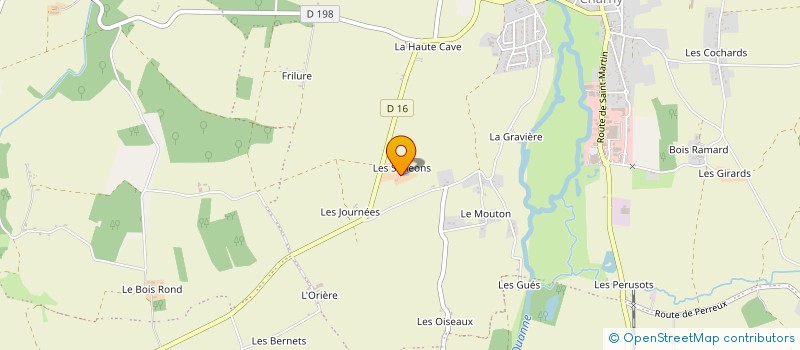 localisation de l'entreprise SCEA CHAMP DU PUITS  CHARNY OREE DE PUISAYE