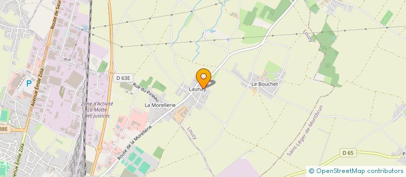localisation de l'entreprise SCEA CHAMP MARTEAU à LOUZY