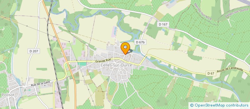 localisation de l'entreprise SCEA CHAMP VIOLE à CELLES-SUR-OURCE