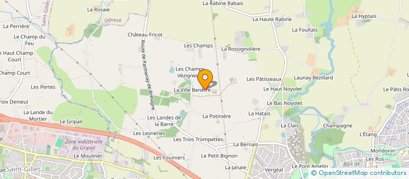 localisation de l'entreprise SCEA CHAMPALAUNE à PACE