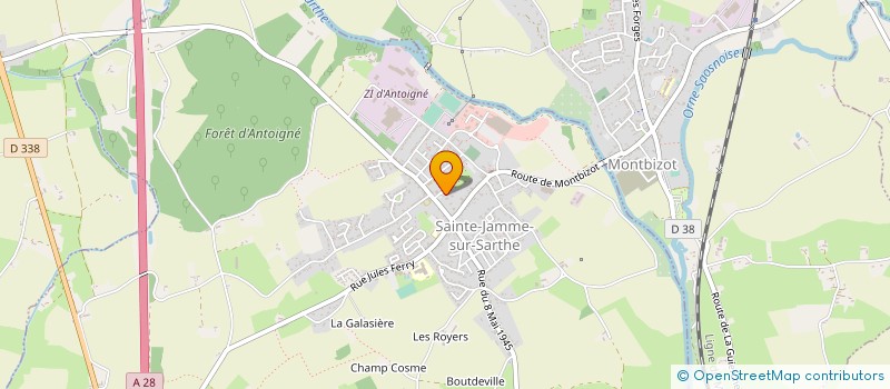 localisation de l'entreprise SCEA CHAMPCLOU à SOUILLE