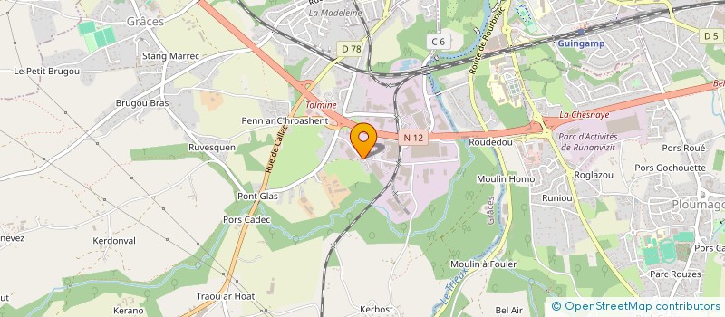 localisation de l'entreprise SCEA CHAMPIBREIZH  GRACES