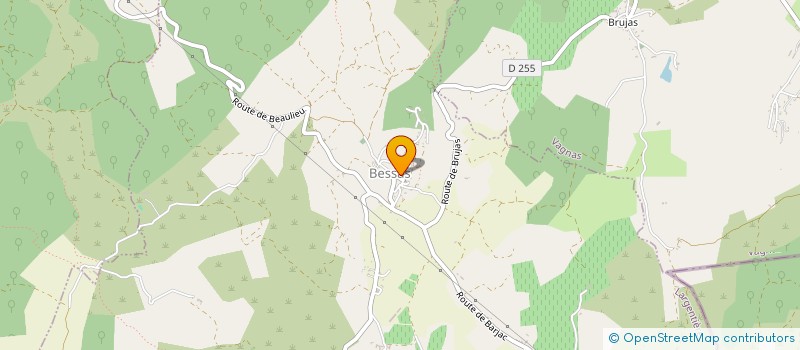 localisation de l'entreprise SCEA CHANNAC  BESSAS