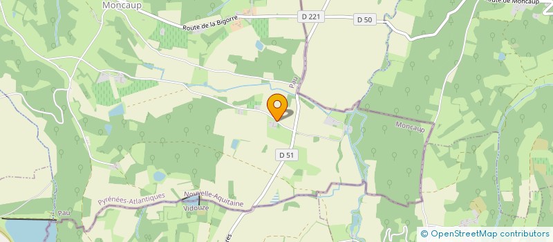 localisation de l'entreprise SCEA CHANTAL & PHILIPPE MUR à MONCAUP