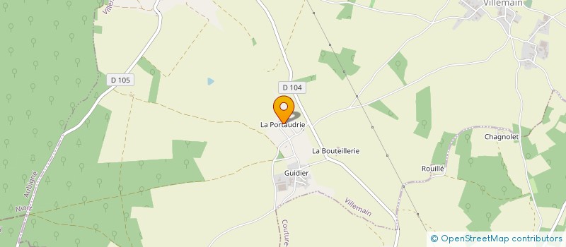 localisation de l'entreprise SCEA CHANTEMERLE à VILLEMAIN