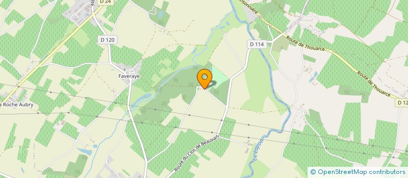 localisation de l'entreprise SCEA CHANTOINE  BELLEVIGNE-EN-LAYON