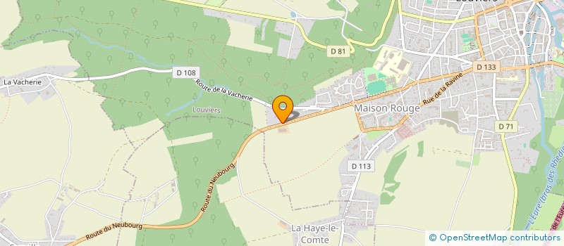 localisation de l'entreprise SCEA CHANU ET FILS  LOUVIERS