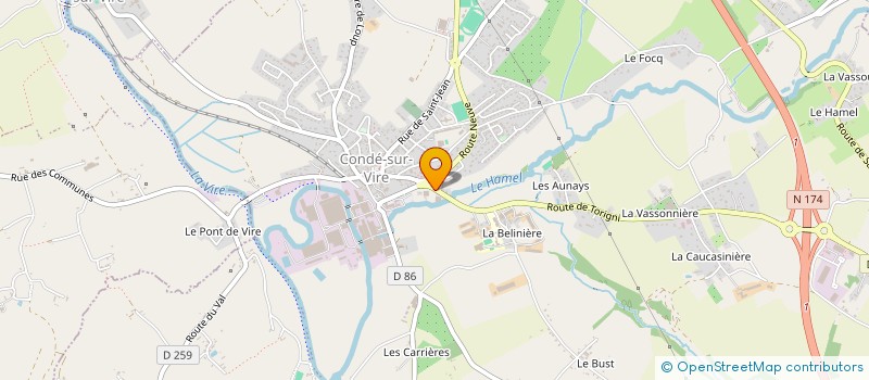localisation de l'entreprise SCEA CHARDINE à CONDE-SUR-VIRE
