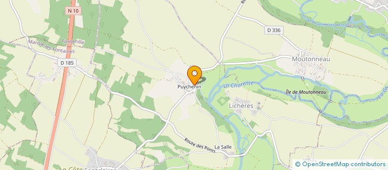 localisation de l'entreprise SCEA CHARRAUD à MOUTON