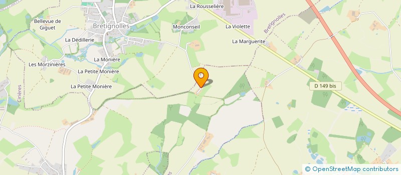 localisation de l'entreprise SCEA CHARRIER ALAIN  CIRIERES