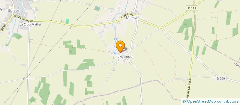 localisation de l'entreprise SCEA CHATAIGNER  MARSAIS