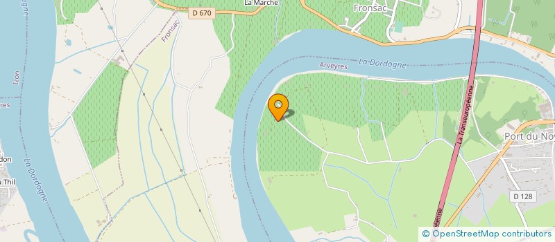 localisation de l'entreprise SCEA CHATEAU BASTONEY  ARVEYRES