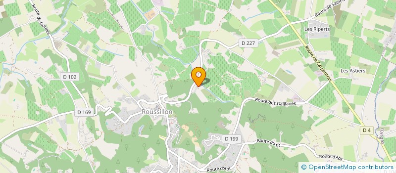 localisation de l'entreprise SCEA CHATEAU BLANC  ROUSSILLON