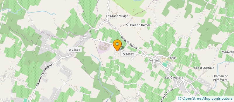 localisation de l'entreprise SCEA CHATEAU DE BRAGUE  VERAC