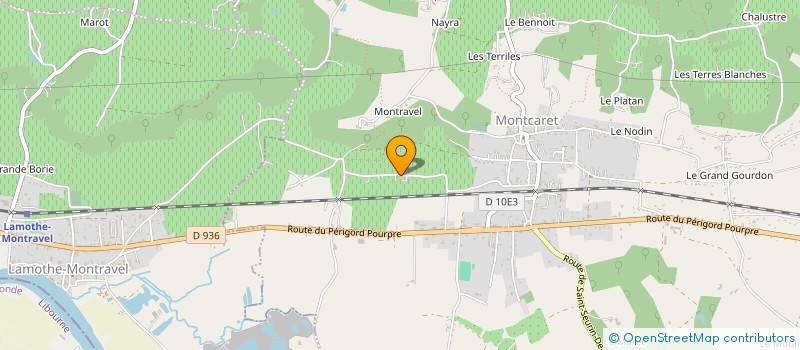 localisation de l'entreprise SCEA CHATEAU DE L'ANCIENNE CITADELLE  MONTCARET