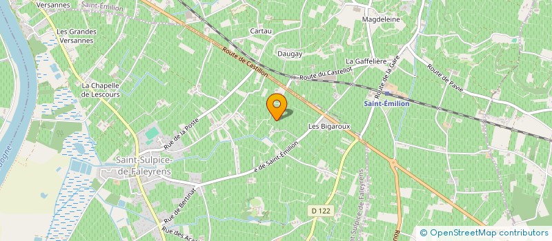 localisation de l'entreprise SCEA CHATEAU DE PASQUETTE  SAINT-SULPICE-DE-FALEYRENS