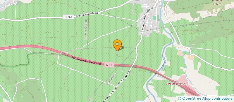 localisation de l'entreprise SCEA CHATEAU DE SAINT-LOUIS  ORNAISONS