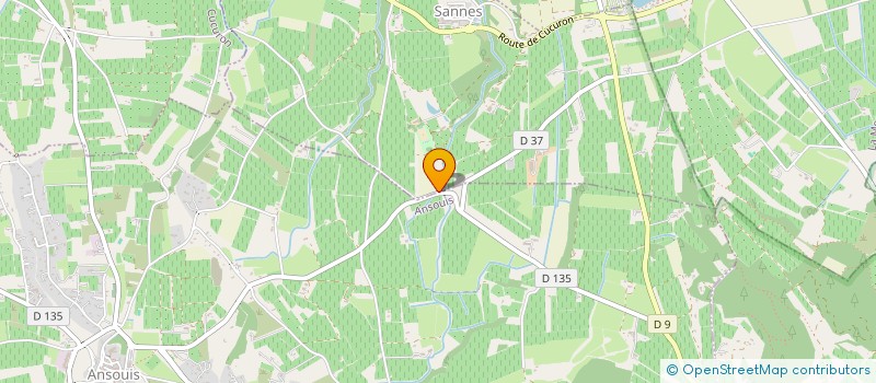 localisation de l'entreprise SCEA CHATEAU DE SANNES  SANNES