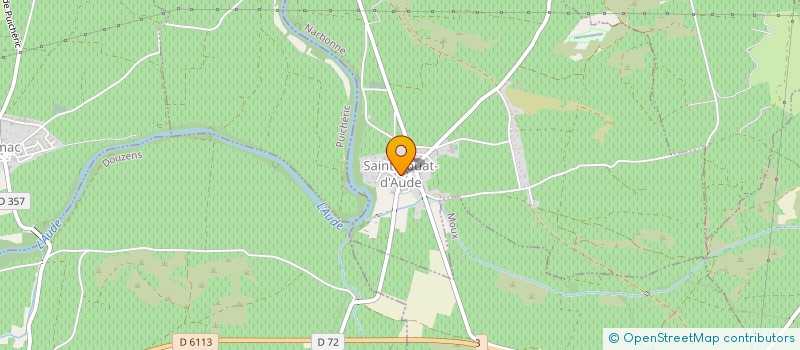 localisation de l'entreprise SCEA CHATEAU DE ST COUAT  SAINT COUAT D'AUDE