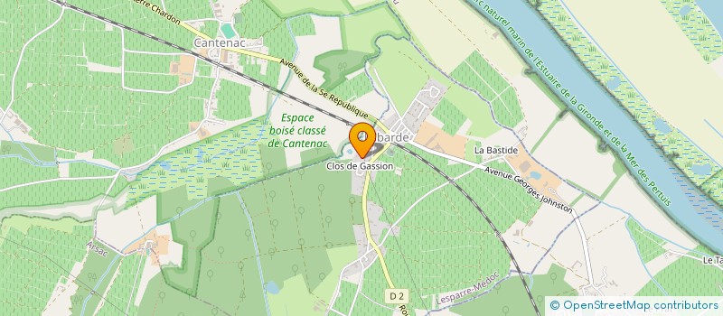 localisation de l'entreprise SCEA CHATEAU DESMIRAIL à MARGAUX-CANTENAC