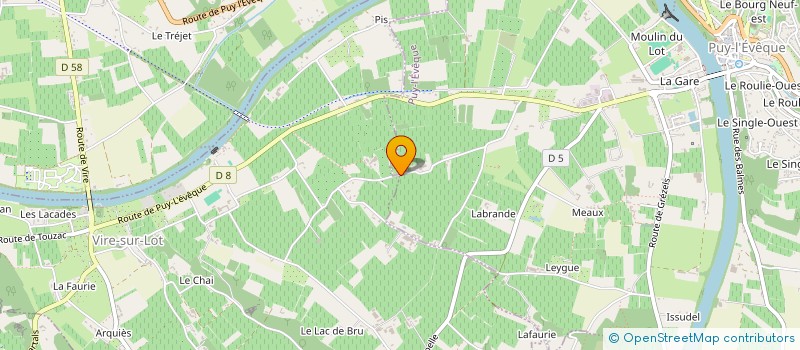 localisation de l'entreprise SCEA CHATEAU FONTAYNES  PUY-L EVEQUE