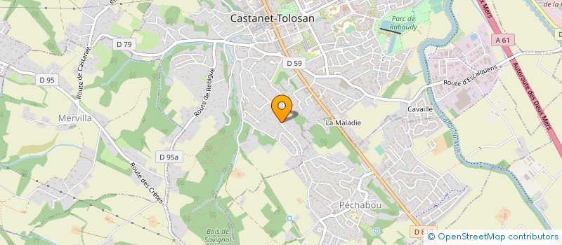 localisation de l'entreprise SCEA CHATEAU GEORGES à CASTANET-TOLOSAN