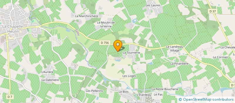 localisation de l'entreprise SCEA CHATEAU GUIPIERE à VALLET