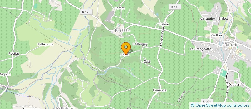 localisation de l'entreprise SCEA CHATEAU JOININ  JUGAZAN