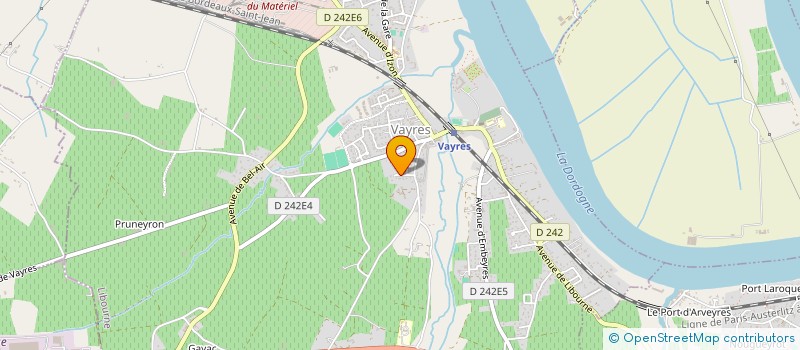 localisation de l'entreprise SCEA CHATEAU JUNCARRET  VAYRES