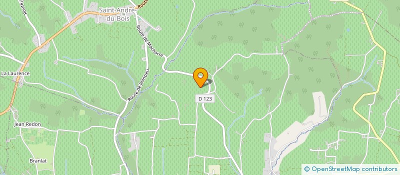 localisation de l'entreprise SCEA CHATEAU LE GRAND HOUSTEAU  SAINT-GERMAIN-DE-GRAVE