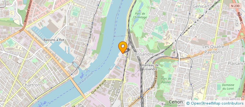 localisation de l'entreprise SCEA CHATEAU LE MENAUDAT à BORDEAUX