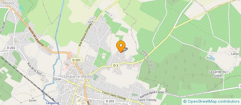 localisation de l'entreprise SCEA CHATEAU LIVERSAN  BEGADAN