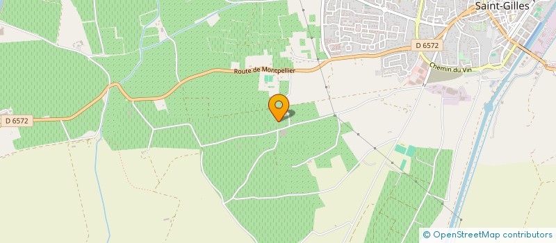 localisation de l'entreprise SCEA CHATEAU SAINT PERE  SAINT-GILLES