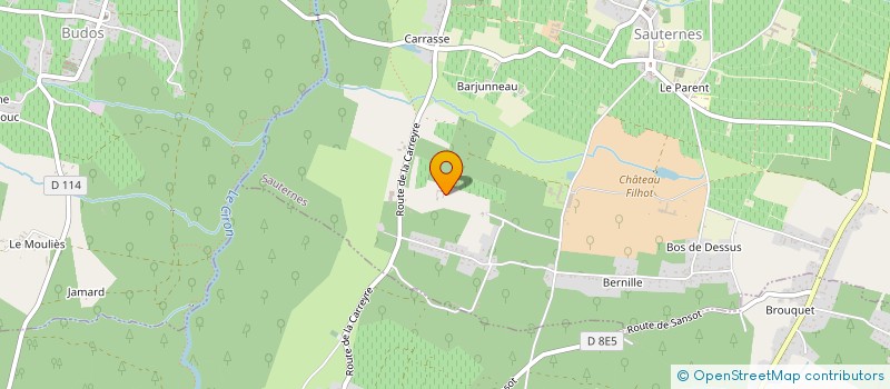 localisation de l'entreprise SCEA CHATEAUX WALTON  SAUTERNES