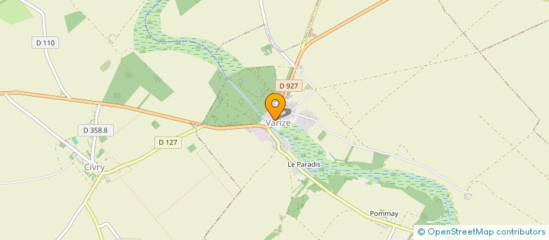 localisation de l'entreprise SCEA CHATEIGNIER AGRI à VARIZE