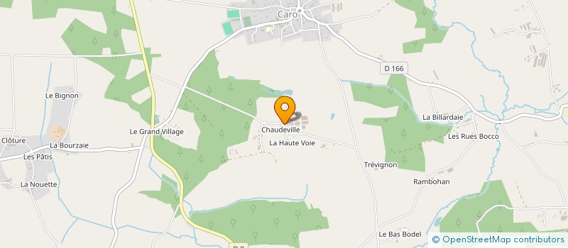 localisation de l'entreprise SCEA CHAUDEVILLE à CARO