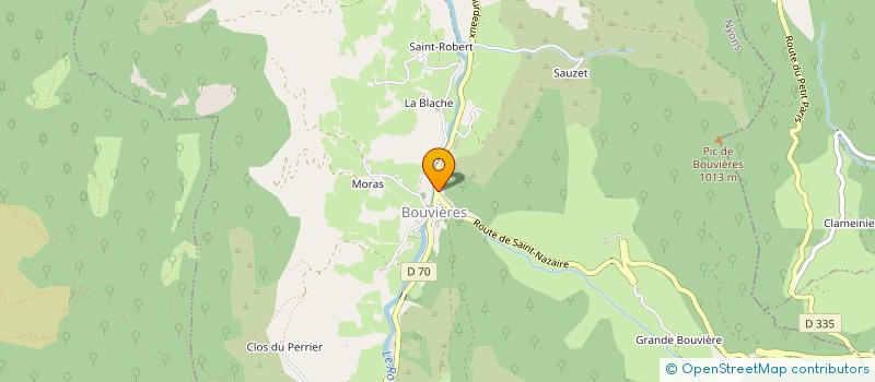 localisation de l'entreprise SCEA CHAUVET à BOUVIERES