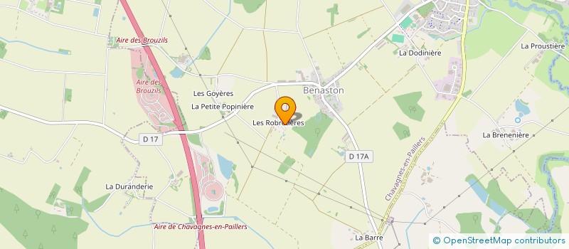 localisation de l'entreprise SCEA CHAUVET à CHAVAGNES-EN-PAILLERS