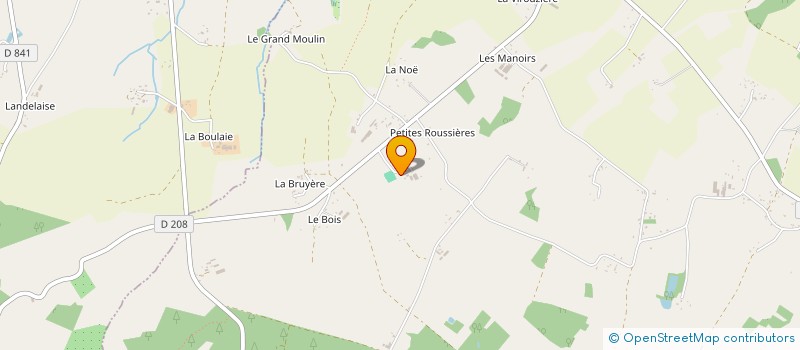 localisation de l'entreprise SCEA CHEVAL DE SOIE à LE MENIL-DE-BRIOUZE