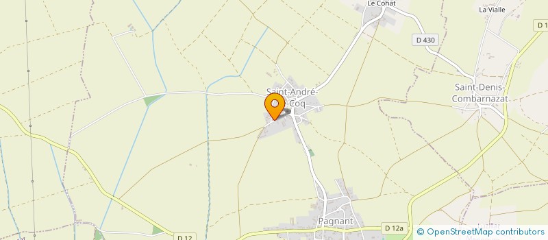 localisation de l'entreprise SCEA CHEVAUDONNAT à SAINT-ANDRE-LE-COQ