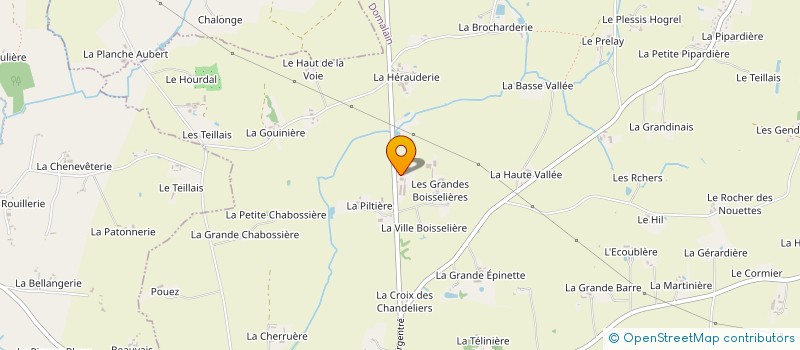 localisation de l'entreprise SCEA CHEVRIER à DOMALAIN