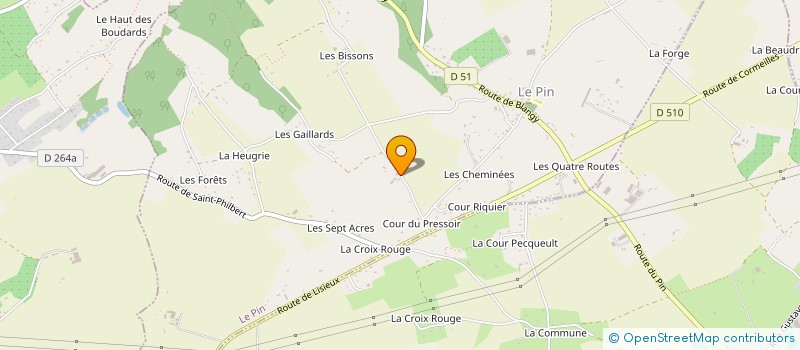 localisation de l'entreprise SCEA CHIQUITA  LE PIN