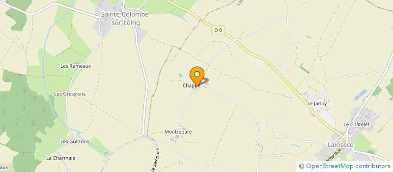 localisation de l'entreprise SCEA CHOUBARD  LAINSECQ