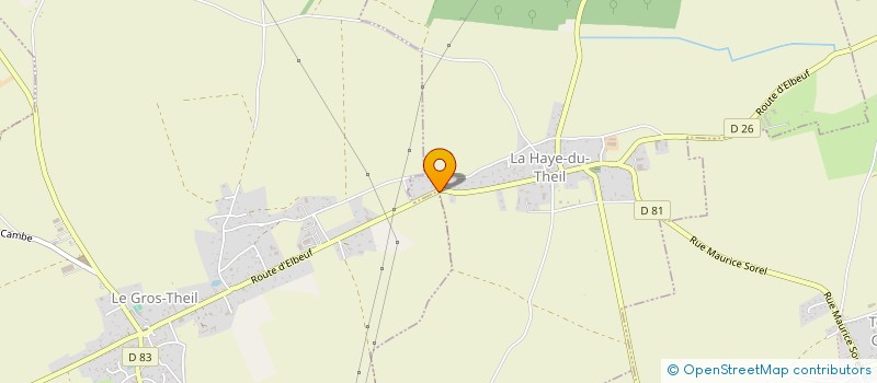 localisation de l'entreprise SCEA CHRISTOPHE LHERMEROULT  LE BOSC-DU-THEIL