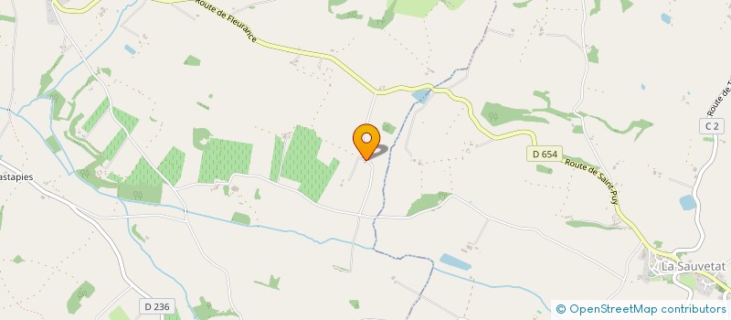 localisation de l'entreprise SCEA CLAMENSAC  SAINT-PUY