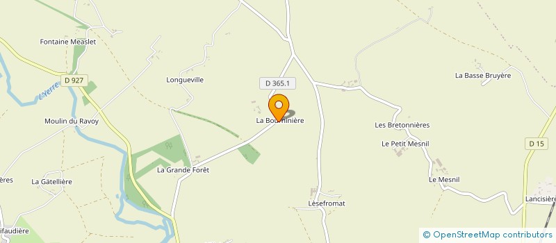 localisation de l'entreprise SCEA CLAUDETTE MERILLON à VALD'YERRE