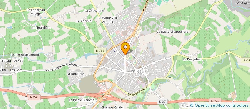localisation de l'entreprise SCEA CLOS DE BEAUREGARD à MOUZILLON