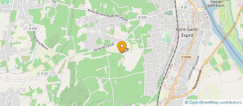 localisation de l'entreprise SCEA CLOS DES MIRAN  PONT-SAINT-ESPRIT