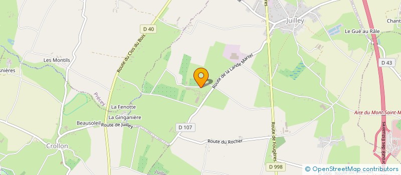 localisation de l'entreprise SCEA COCMAN  JUILLEY