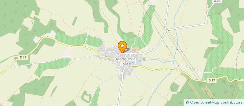 localisation de l'entreprise SCEA COLLIN STEPHANE à BAGNEUX-LA-FOSSE